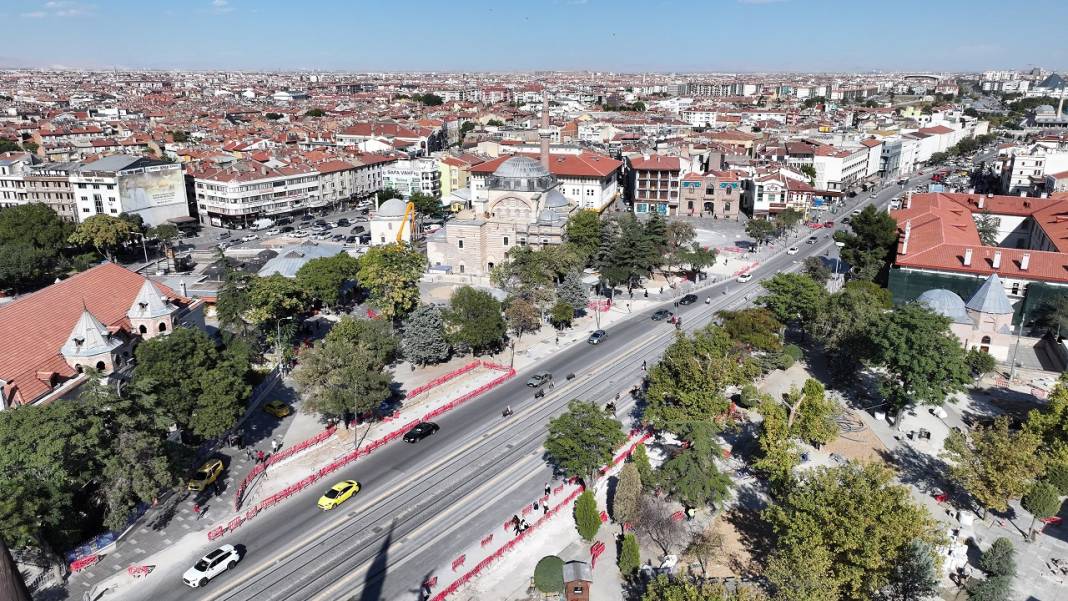 Konya’da tarihi aks için büyük değişim! Yayalara geniş alan, araçlara kısıtlama 3